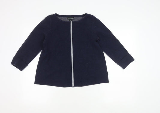 Womens UK Size S Cynthia Rowley Blue Cardigan Jumper