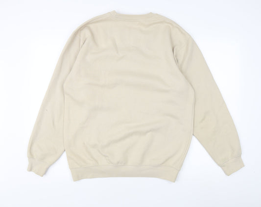 Zantos Men's Beige Pullover Sweatshirt - Size S