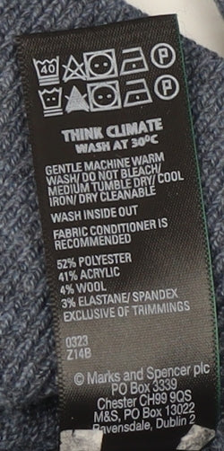 Marks and Spencer Men's Blue S Pullover Jumper