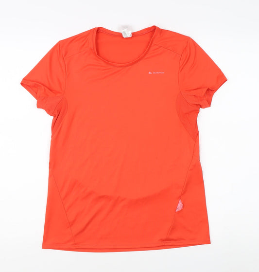 Quechua Men's Red Athletic T-Shirt - Size M