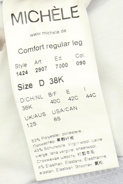 Michèle Unisex Grey Trousers Size 12S Polyester Wool