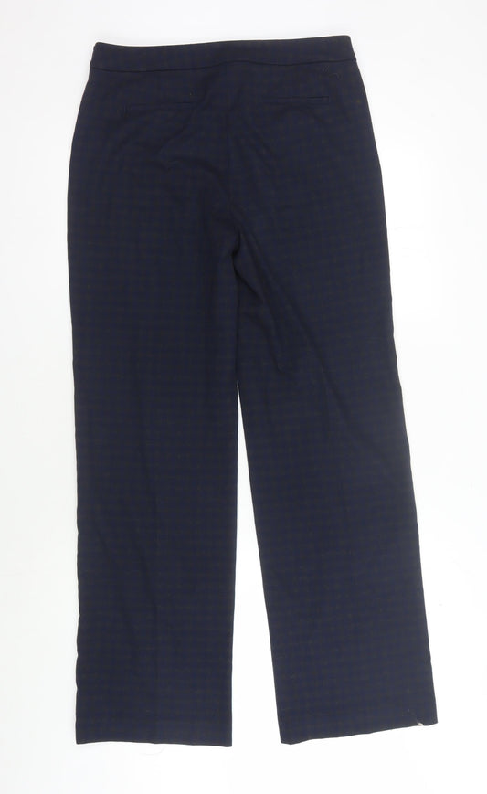 Womens UK Size 10 Marks and Spencer Regular Fit Blue Trousers