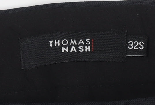 Thomas Nash Men's Black 32S Dress Pants
