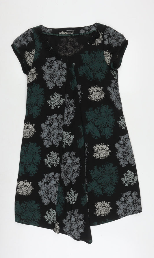 Laura Ashley Women's Multicoloured Floral Shift Dress Size 10