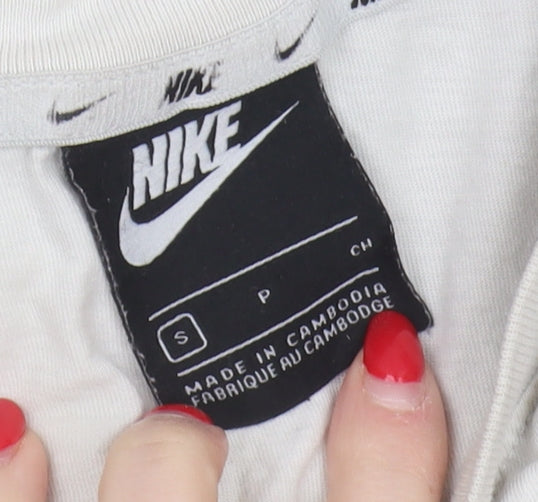 Nike Men's Black & Grey Colourblock T-Shirt, Size S