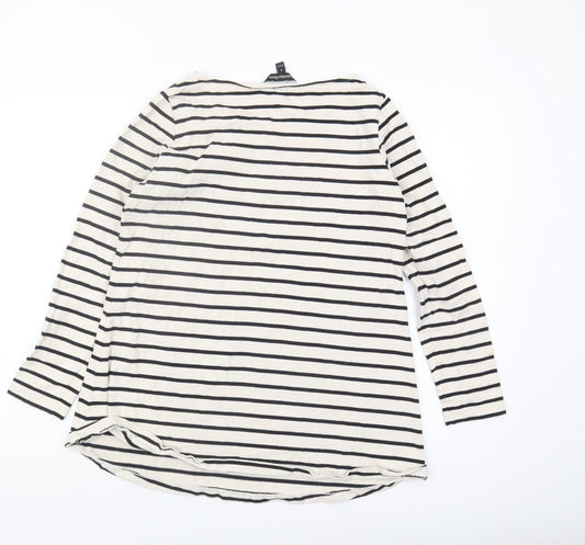 Womens UK Size 2XS Isabella Oliver White Basic T-Shirt