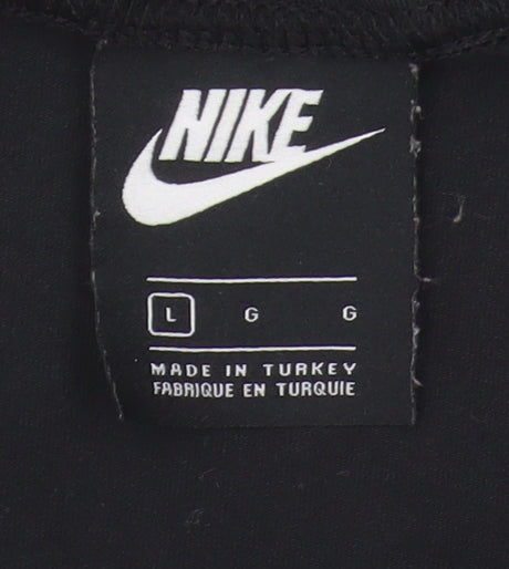 Nike Women's Black Cropped Tank Top L - Activewear