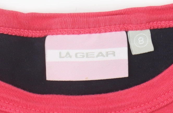 Womens UK Size 8 LA Gear Pink T-Shirt