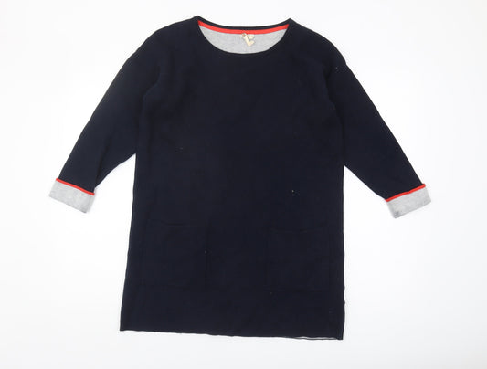 Womens UK Size 10 White Stuff Blue Jumper
