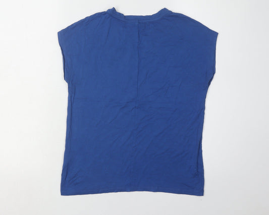 Womens UK Size XS Jigsaw Blue T-Shirt