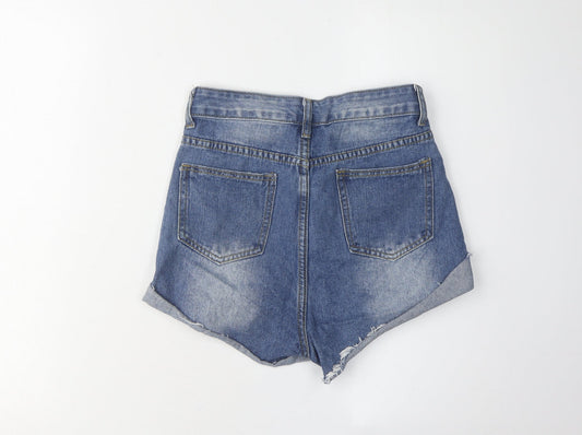 Shein Women's XS Blue Denim Cut-Off Shorts