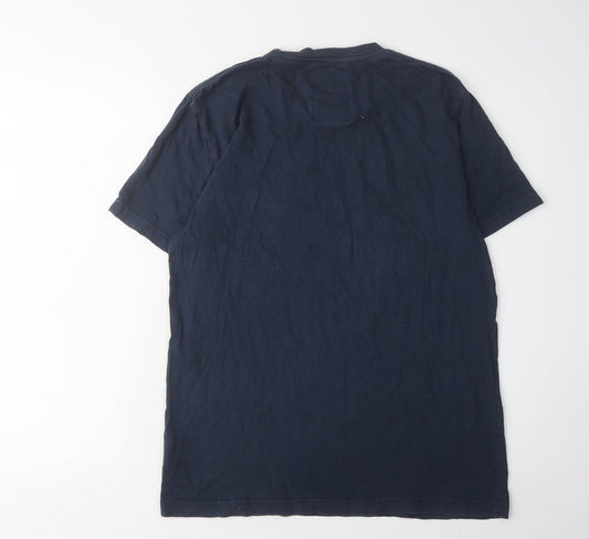 Mens UK Size M Crew Clothing Co. Blue T-Shirt