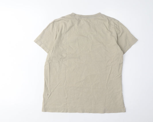 Ralph Lauren Beige Men's Small T-Shirt