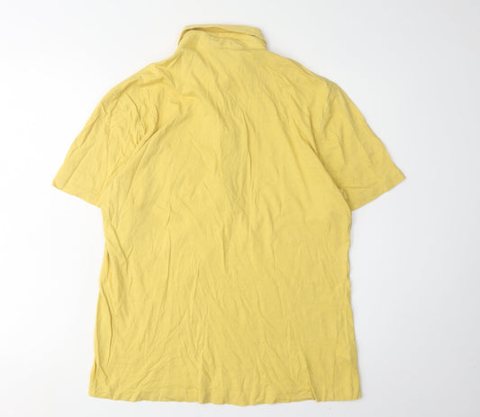 Original Penguin Men's Yellow Classic Polo Shirt M