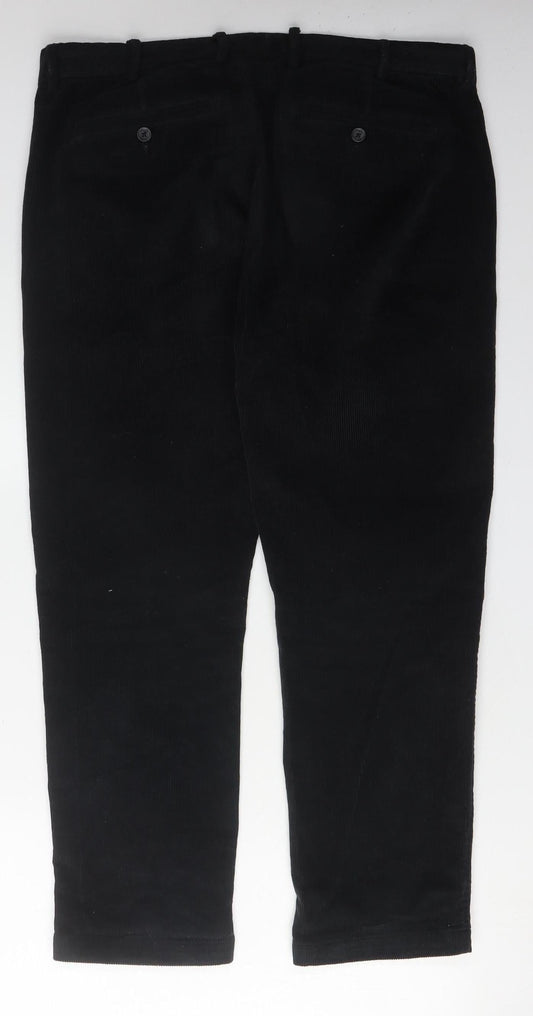 Samuel Windsor Black Corduroy Trousers Men’s Size 38