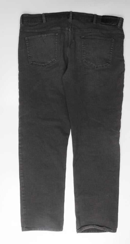 English Laundry Men's Black Jeans 40X34 Mid Rise