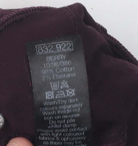 M&Co Women's Purple Pencil Skirt, Size 18