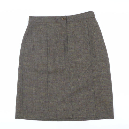 Austin Reed Women's Brown Pencil Skirt Size 12