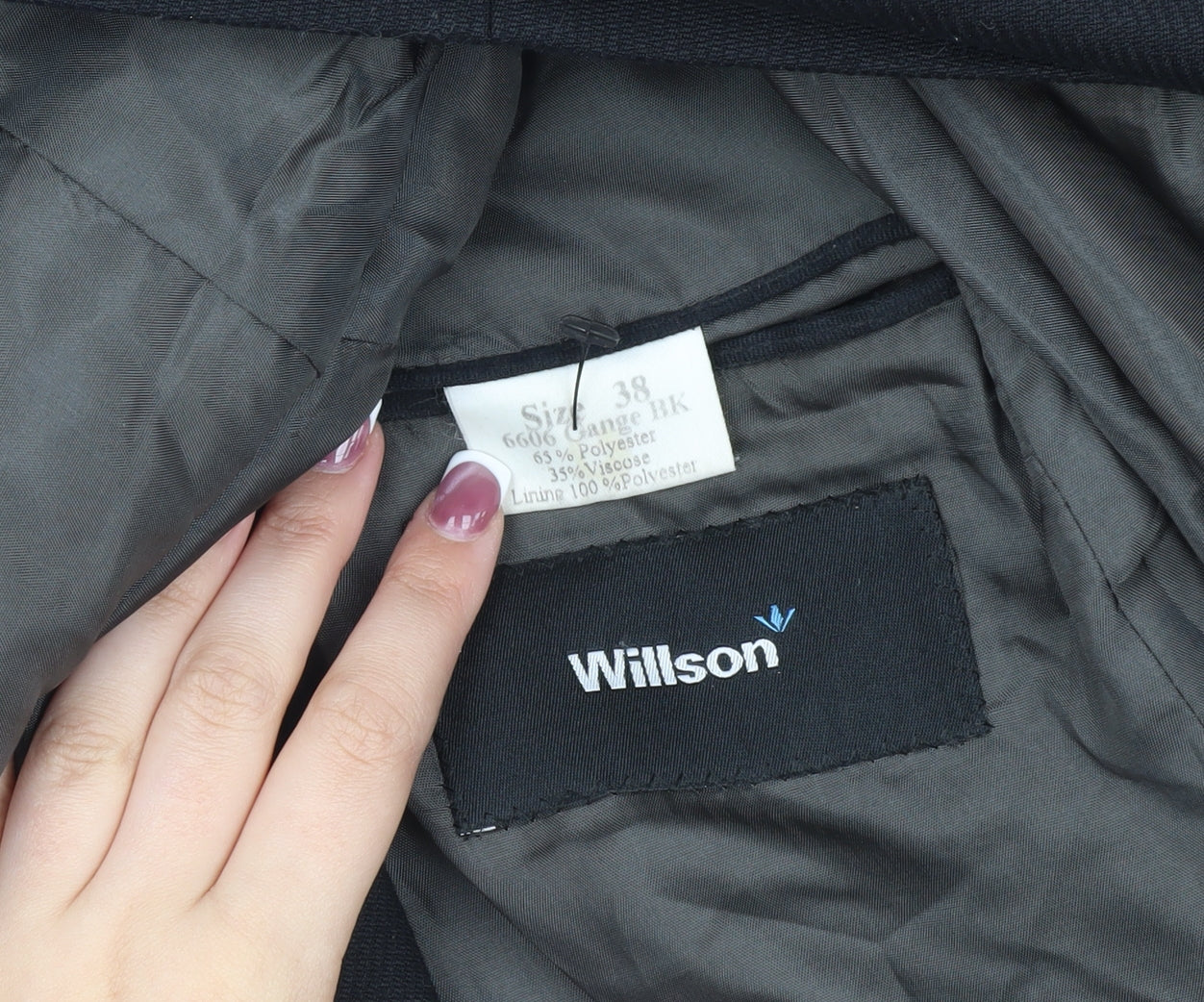 Mens UK Size 38 Willson Regular Black Suit Jacket
