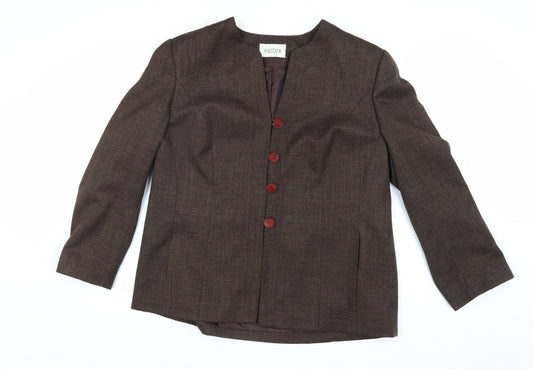 Womens UK Size 16 Eastex Brown Basic Jacket