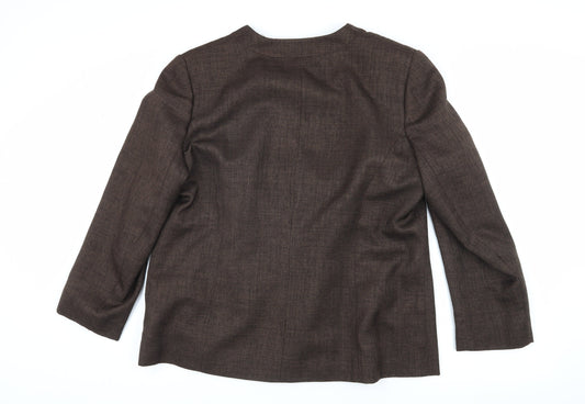 Womens UK Size 16 Eastex Brown Basic Jacket