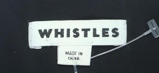 Whistles Women's Black Lace Jumpsuit Size 8