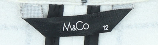 Womens UK Size 12 M&Co White