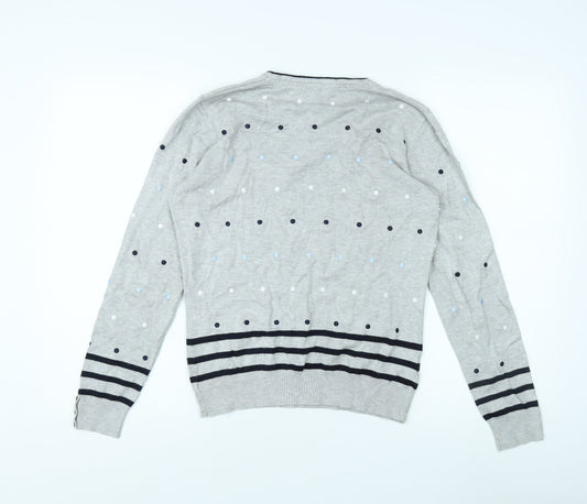 Womens UK Size S CC Grey Pullover Jumper