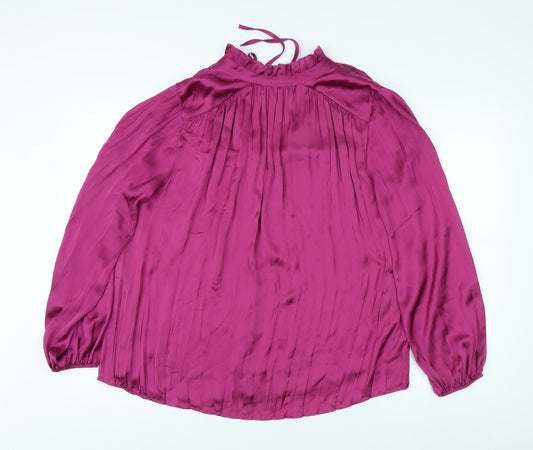 Womens UK Size 14 NEXT Purple Blouse