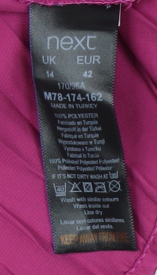 Womens UK Size 14 NEXT Purple Blouse