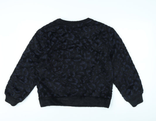 Womens UK Size XS Marks and Spencer Black Pullover Jumper