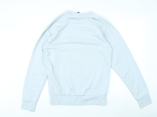 Mens UK Size S adidas White Pullover Sweatshirt