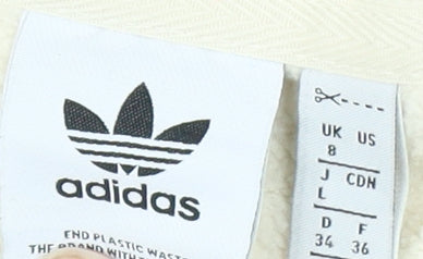 Adidas Women's Beige Pullover Hoodie, Size S - Casual Activewear