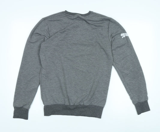 Mens UK Size M PUMA Grey Pullover Sweatshirt