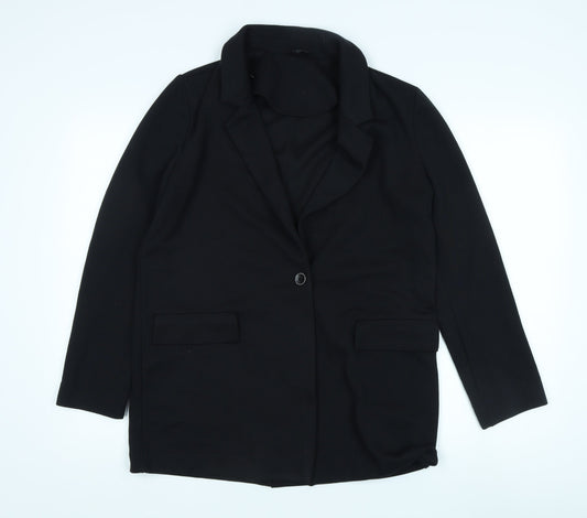 Womens UK Size 10 NEXT Black Basic Jacket