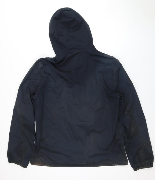 Pretty Green Unisex Black XL Hooded Parka Jacket