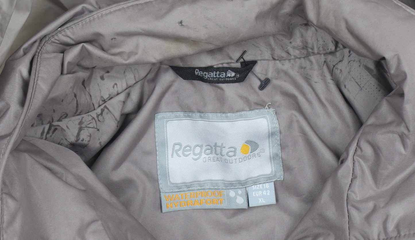 Womens UK Size 16 Regatta Grey Rain Coat