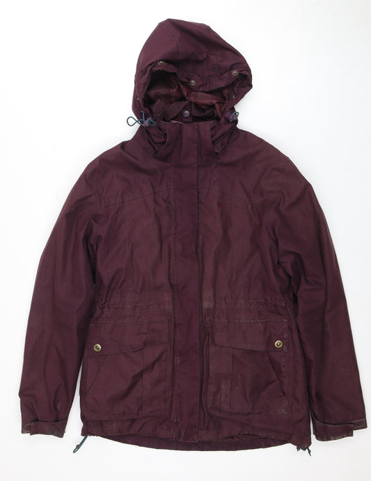 Womens UK Size 10 Mountain Warehouse Purple Rain Coat