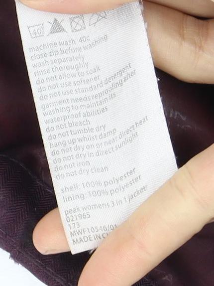 Mountain Warehouse Women's Purple Rain Jacket Size 10