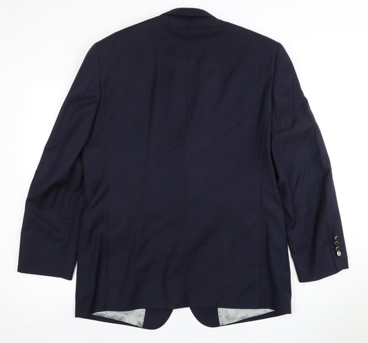 Austin Reed Men's Blue Jacket, 42S, Single-Breasted