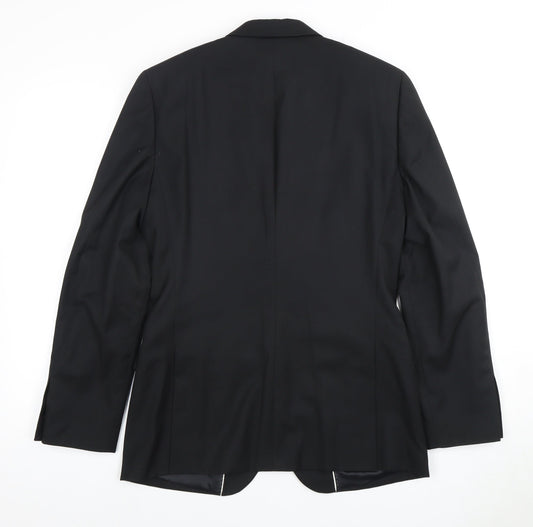 Mens UK Size 36 White Label Regular Black Suit Jacket