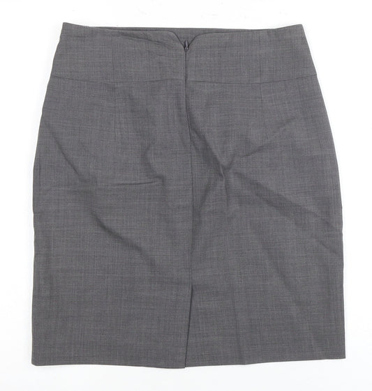 Banana Republic Women's Grey Pencil Skirt, Size 16 Petite