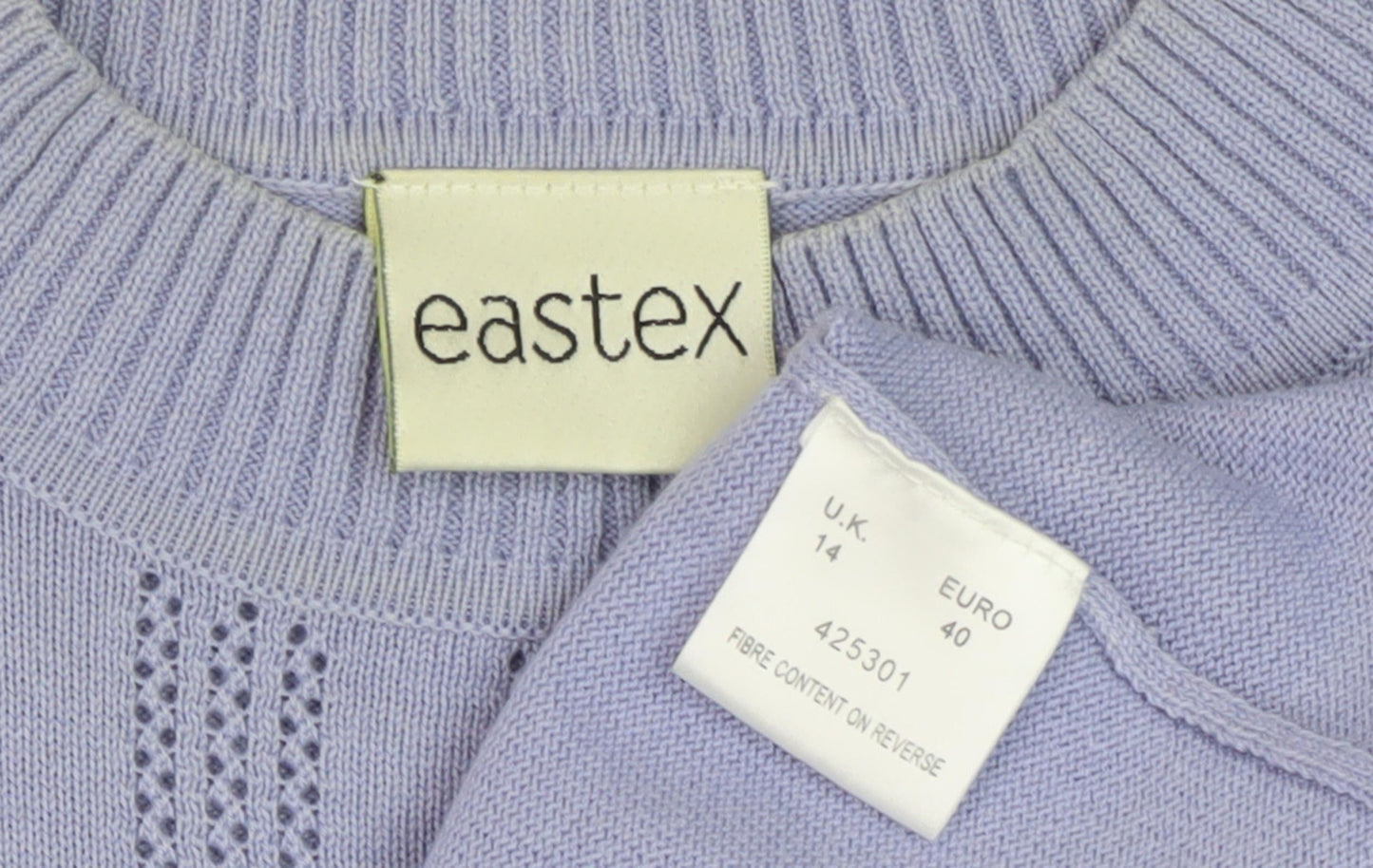 Eastex Women's Purple Jumper - Size 14 Regular
