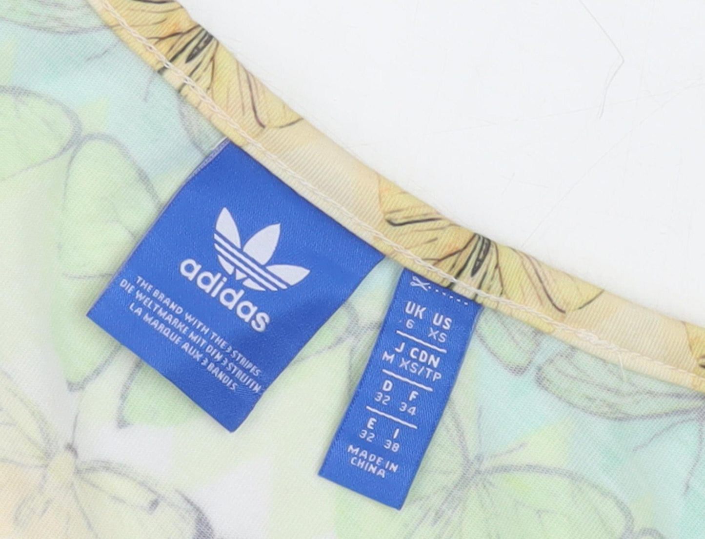 Adidas Womens Multicolour Butterfly Tank XS