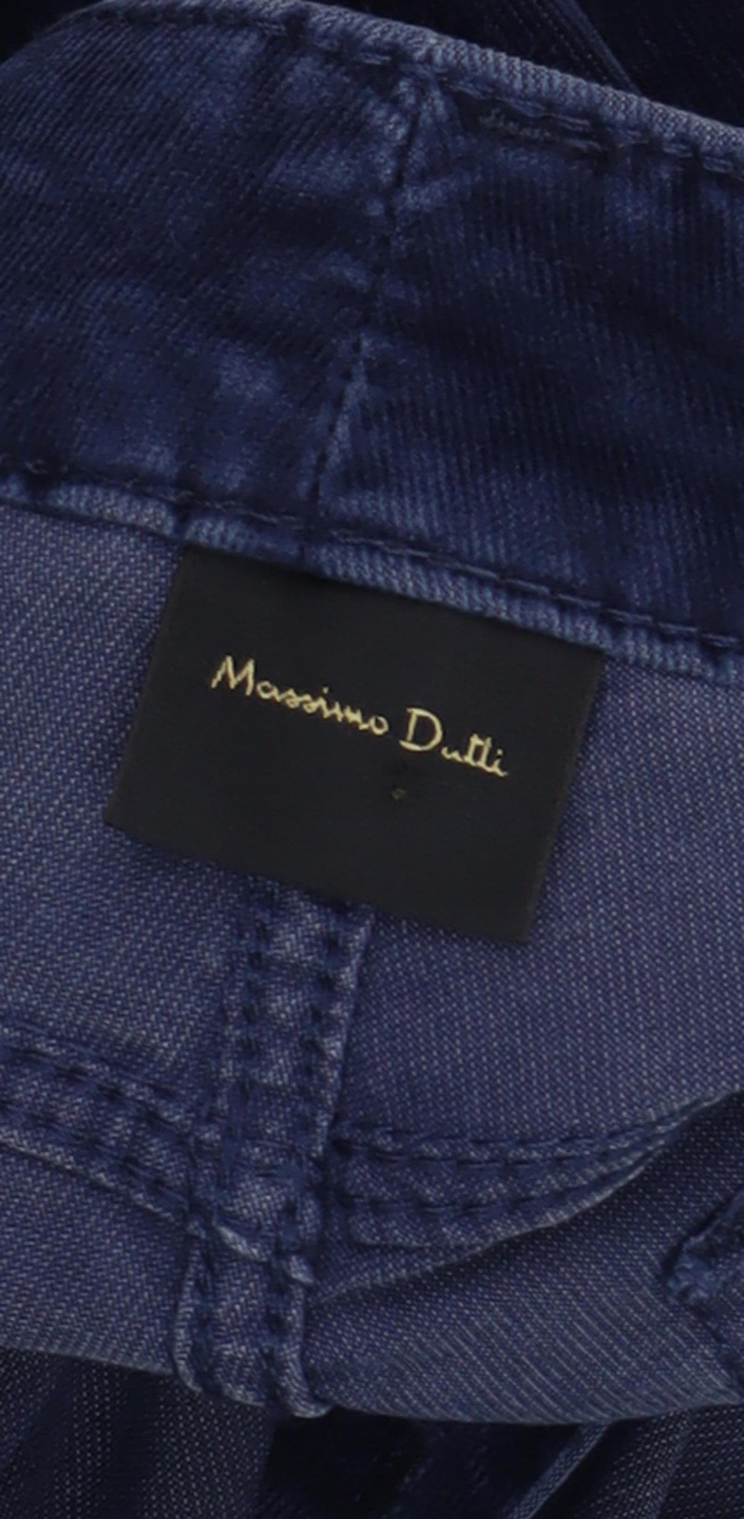 Massimo Dutti Women's Blue Trousers Size 8