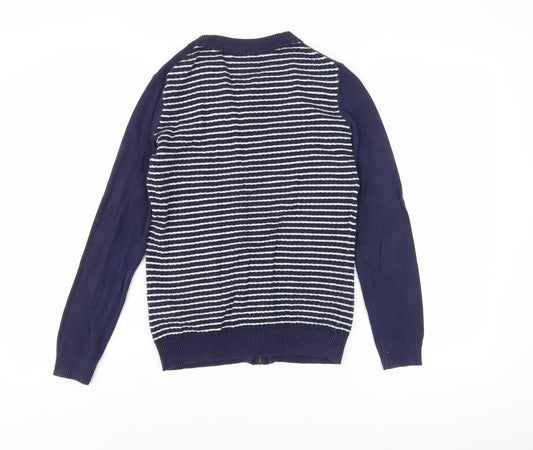 Womens UK Size XS Tommy Hilfiger Blue Cardigan Jumper