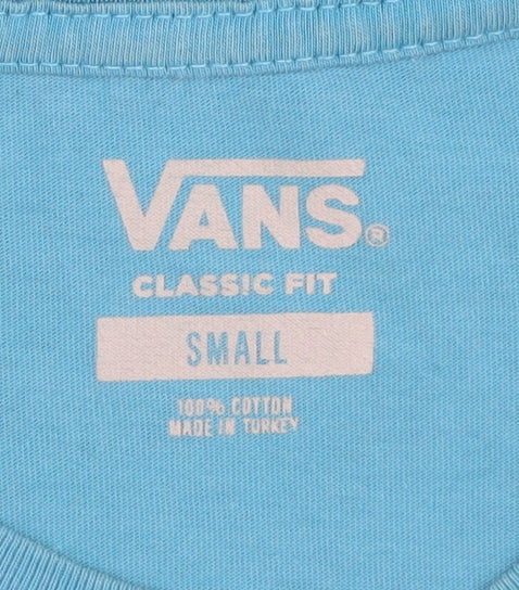 Vans Men's Blue Small Classic Fit T-Shirt