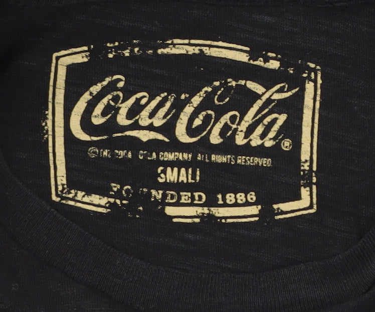 Tu Coca-Cola Black Men's S Retro Graphic T-Shirt