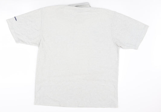 Umbro Men's Grey Polo Shirt L Casual Sportswear