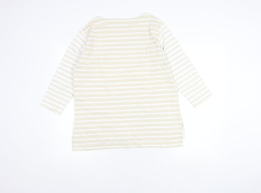 Womens UK Size 12 Marks and Spencer Beige T-Shirt